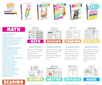 Superstarworksheets.com(Superstar Worksheets) Screenshot