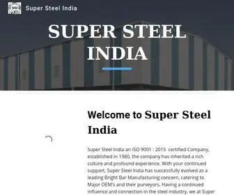 Supersteelindia.com(Super Steel India) Screenshot