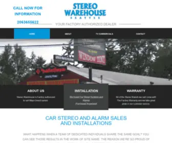 Superstereowarehouse.com(Car Stereo Sales And install) Screenshot