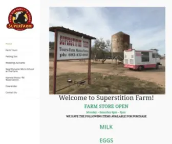 Superstitionfarmaz.com(From Our Family to Yours) Screenshot