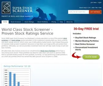 Superstockscreener.com(Super Stock Screener) Screenshot