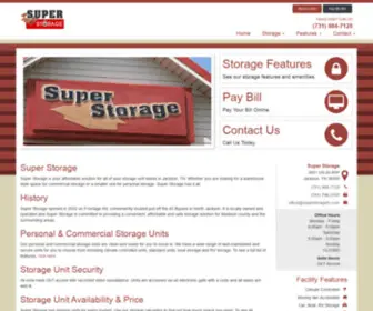 Superstoragetn.com(Storage Unit in Jackson TN) Screenshot