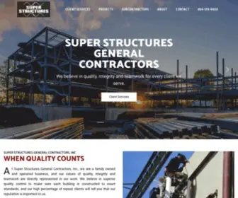 Superstructuresgc.com(Super Structures) Screenshot