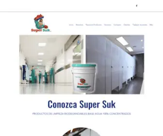 Supersuk.com.mx(Sistemas integrales de Limpieza y Sanitización) Screenshot