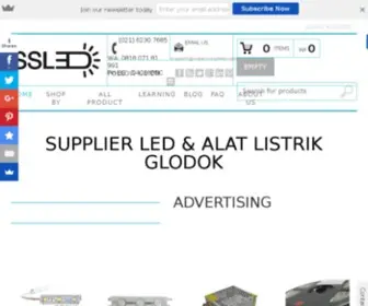 Supersuryaled.com(Supersurya LED) Screenshot