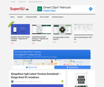 Supersuzip.com(Download SuperSu Zip and APK) Screenshot