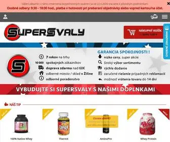 Supersvaly.sk(Doplnky výživy) Screenshot