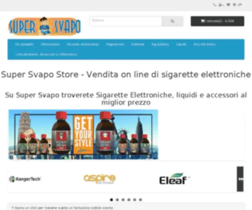 Supersvapo.it(Super Svapo Store) Screenshot
