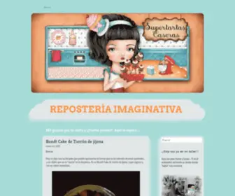 Supertartascaseras.com(Repostería imaginativa) Screenshot