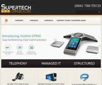 Supertechcommunications.com(Supertech Communications) Screenshot