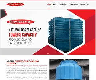 Supertechcoolingtowers.com(Supertech Cooling Towers Pvt Ltd) Screenshot