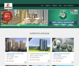 Supertechgurgaon.com(Supertech Hues Sector 68 Sohna Road Gurgaon) Screenshot