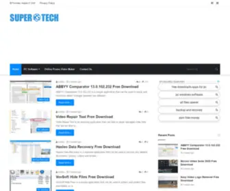 Supertechweb.com(Find a domain name today. We make it easy) Screenshot