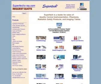 Supertechx-Ray.com(Supertech®) Screenshot