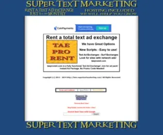 Supertextmarketing.com(Super Text Marketing) Screenshot
