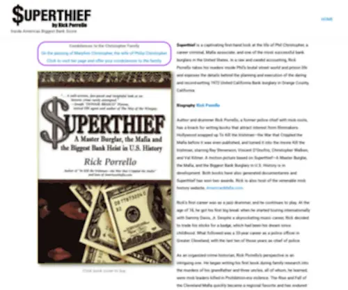 Superthief.com(Inside Americas Biggest Bank Score) Screenshot