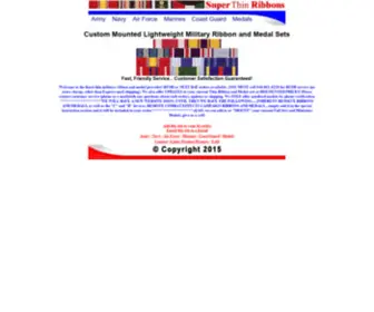 Superthinribbons.com(Super Thin Ribbons) Screenshot