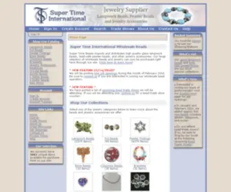 Supertimebeads.com(Super Time Beads) Screenshot