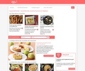 Supertoinette.com(Recettes de cuisine faciles et rapides) Screenshot