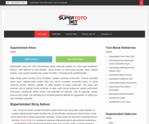 Supertotobet2020.com Screenshot