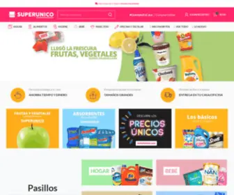 Superunico.com(El Supermercado Online de Panamá ¡Ahorra Tiempo y Dinero) Screenshot