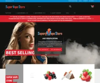 Supervapestore.com(#1 eJuice Store) Screenshot