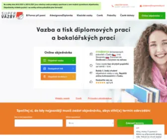 Supervazby.cz(Vazba diplomové práce) Screenshot