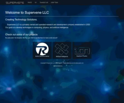 Supervene.com(Supervene LLC) Screenshot