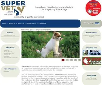 Supervet.co.za(SuperVet Dog Food) Screenshot