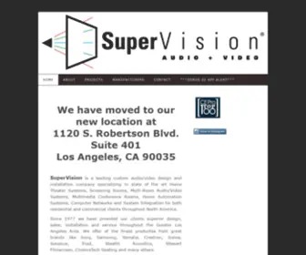 Supervisionav.com(SuperVision Audio) Screenshot