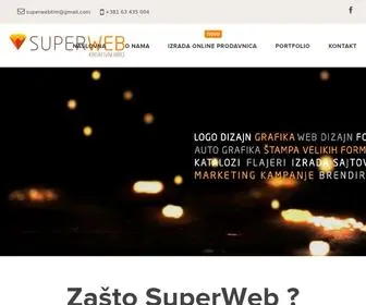 Superweb.rs(Izrada online prodavnica) Screenshot