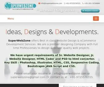 Superwebzone.com(Web Designing Surat) Screenshot