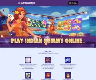 Superwinnerrummy.com(Rummy Online) Screenshot