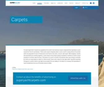 Superyachtcarpets.com(Yacht Carpets) Screenshot