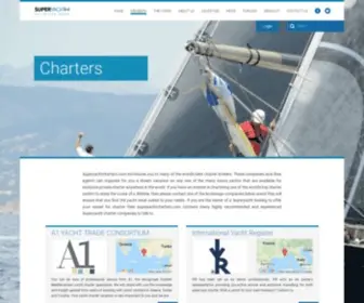 Superyachtcharters.com(Luxury Charter Yachts) Screenshot