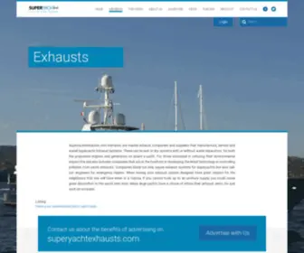 Superyachtexhausts.com(Super Yacht Exhausts) Screenshot