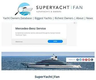Superyachtfan.com(SuperYacht Fan) Screenshot