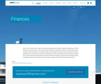 Superyachtfinances.com(Superyacht Finance) Screenshot