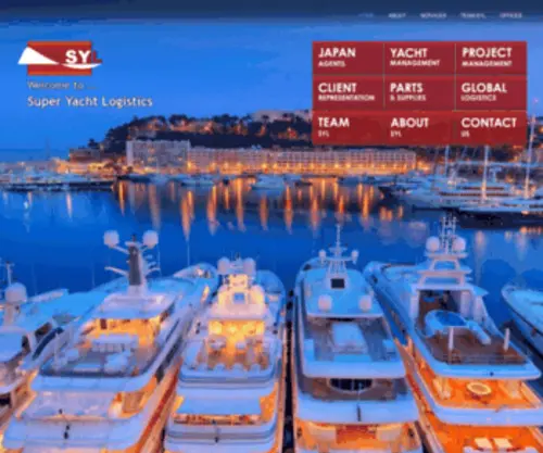 Superyachtlogistics.com(Super Yacht Logistics) Screenshot