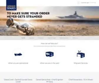 Superyachtspares.com(SuperYacht Spares) Screenshot
