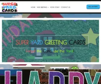 Superyardcards.com(SUPER YARD CARD GREETINGS) Screenshot