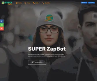 Superzapbot.com.br(Super ZapBot) Screenshot