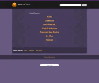 Superzot.com(New Hope) Screenshot