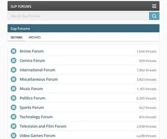 Supforums.com(Sup Forums) Screenshot