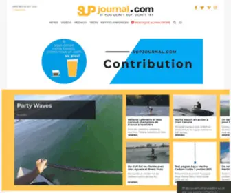 Supjournal.com(SUPjournal, le magazine du SUP en ligne. News, vidéos, matériel et communauté autour du stand up paddle) Screenshot