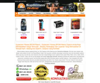 Suplemenonline2.com(Suplemen Fitness BPOM Resmi) Screenshot