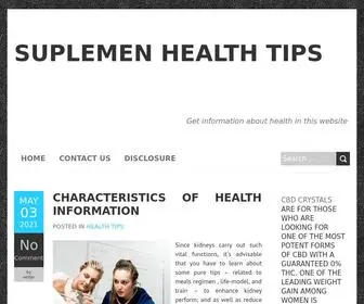 Suplemenvitalitas.com(Get information about health in this website) Screenshot