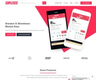 Suplexed.com(Sneakers & Streetwear) Screenshot