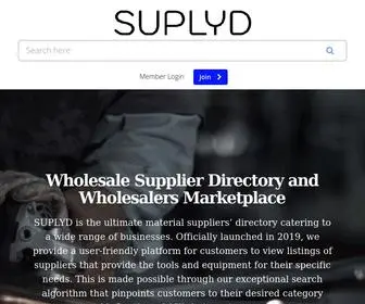 Suplyd.com(芦洲华晟节能材料有限公司) Screenshot