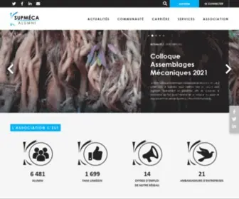 Supmeca-Alumni.com(Supméca Alumni) Screenshot